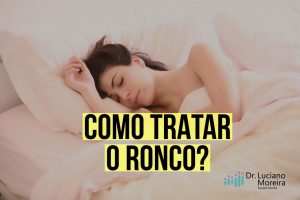 como tratar o ronco