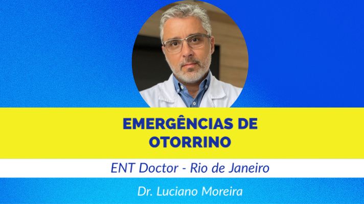 emergência de OTORRIO Rio de Janeiro ENT doctor