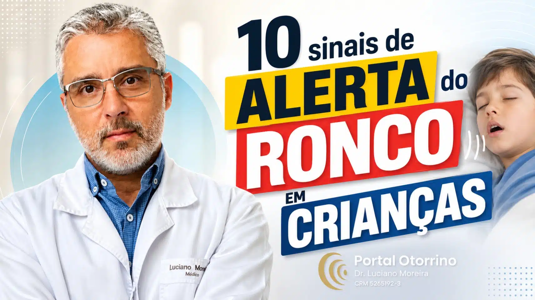 10 sinais de alerta do ronco em crianças